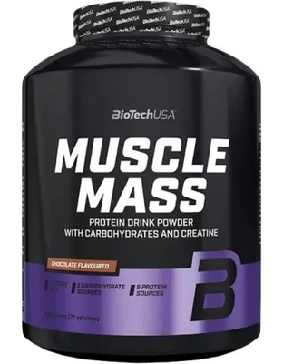 BioTech Muscle Mass gainer białko 4kg Czekolada