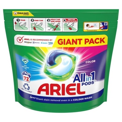 Ariel All-in-1 Kapsułki z płynem do prania 72prań
