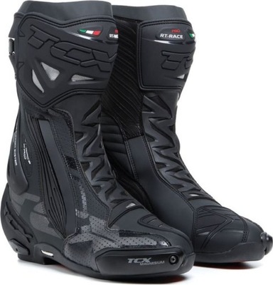 Buty motocyklowe TCX RT-RACE czarno-szare/czerwone 47