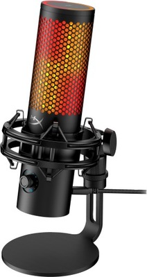 MIKROFON GAMINGOWY POJEMNOŚCIOWY WYSOKA JAKOŚĆ DŹWIĘKU UNIWERALNY RGB LED