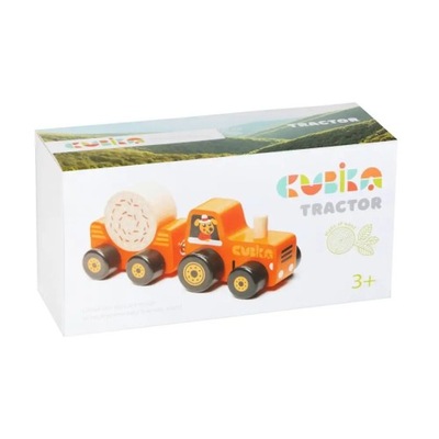 CUBIKA 15351 TRAKTOR DREWNIANY Z MAGNESAMI