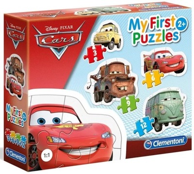 MOJE PIERWSZE PUZZLE CARS AUTA AUTKA 3/6/9/12 ELEMENTÓW CLEMENTONI