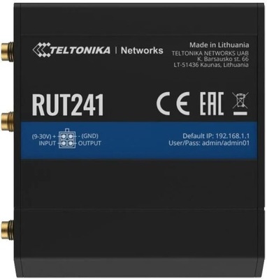 RUT241010000 TELTONIKA RUT241 4G/LTE/3G/2G WiFi