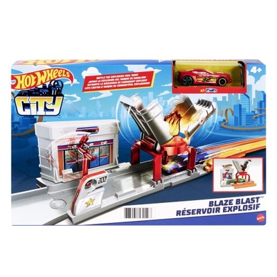 HOT WHEELS tor Zestaw POŻAR NA STACJI FJN36