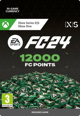 EA Sports FC 24 12000 FC Points Xbox