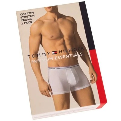 Majtki Bokserki Tommy Hilfiger rozmiar L CZARNE 3-PACK