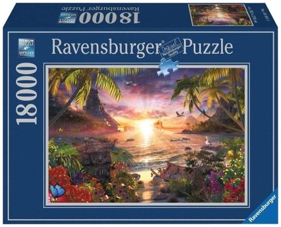 Puzzle Ravensburger Raj: Zachód słońca 18000 el. 178247