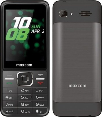 Telefon komórkowy Maxcom 8 MB / 16 MB czarny