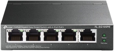 TP-LINK TL-SG105PE 5x1Gbit 4xPoE+