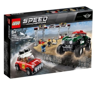 LEGO Speed Champions 75894 Speed Champions Mini Cooper S Rally NOWE