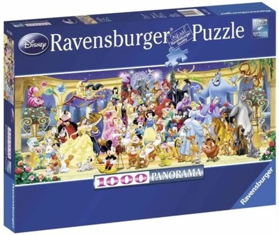 Puzzle 1000 elementów. Panorama Disneya
