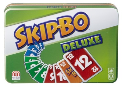 Mattel Skip Bo Deluxe Metalowa Puszka