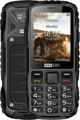 TELEFON KOMÓRKOWY MAXCOM MM920 STRONG IP67 pancerny czarny