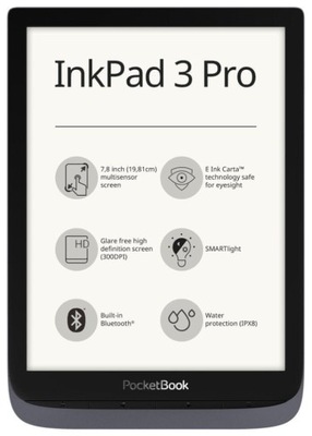 Czytnik PocketBook InkPad 3 Pro 16 GB 7,8 " szary
