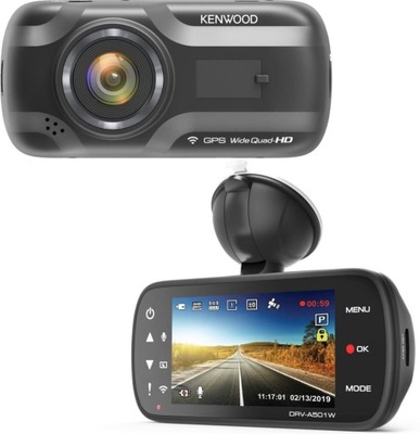 KENWOOD DRV-A501W РЕЄСТАТОР ЇЗДИ Z HDR, GPS I WI-FI - FULLHD