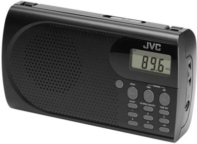 RADIO PRZENOŚNE RADIOODBIORNIK RADIO FM AM NA BATERIE JVC CZARNE