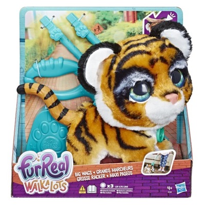 Hasbro FurReal Friends Duży zwierzak na smyczy Tygrys E5309 Walkalots