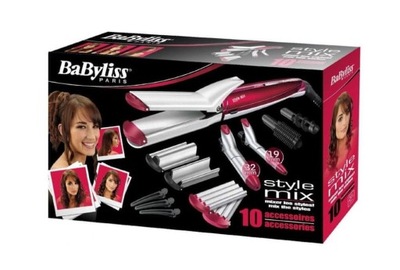 Prostownica z wymiennymi płytkami Babyliss MS22E różowa