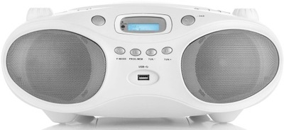 BOOMBOX JVC RADIOODTWARZACZ RADIO FM CD USB BLUETOOTH DAB+ 4W RDS + PILOT