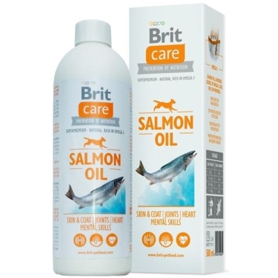 Brit Care Salmon Oil Olej z Łososia dla Psa i Kota 500ml