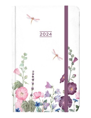 Kalendarz kieszonkowy 2024 Kwiaty z ważką ALBI