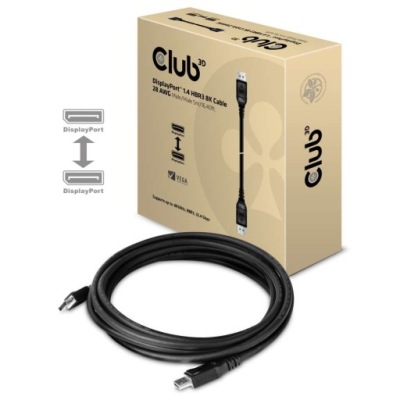 Club3D Kabel DisplayPort 1.4, HBR3, 8K60Hz (M/M), 5m, 28 AWG