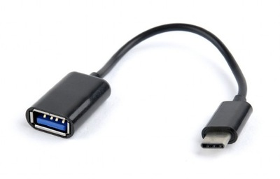 Adapter USB-C Gembird A-OTG-CMAF2-01 czarny
