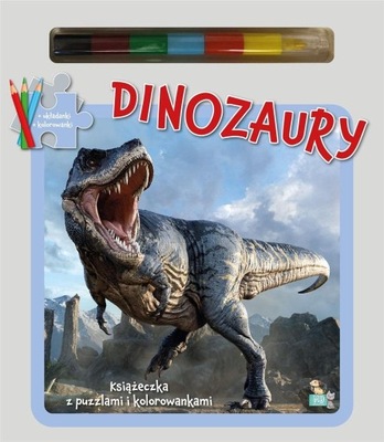 Książeczki z puzzlami Dinozauru