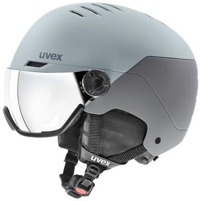 Kask Uvex 58-61 cm odcienie szarości