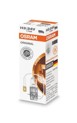 316619 OSRAM LUZ (KARTON 1SZT.) H3 24V 70W PK22S ESTÁNDAR  