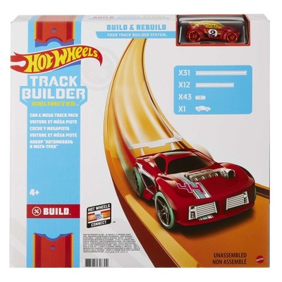 Hot Wheels Track Builder Mega Zestaw torów FTL69