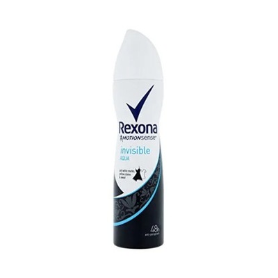 Rexona Invisible Aqua 48H Antyperspirant Spray 150ML EX