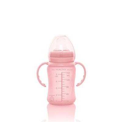 Everyday Baby - Szklana Butelka z Ustnikiem Niekapkiem i Rączkami 150 ml