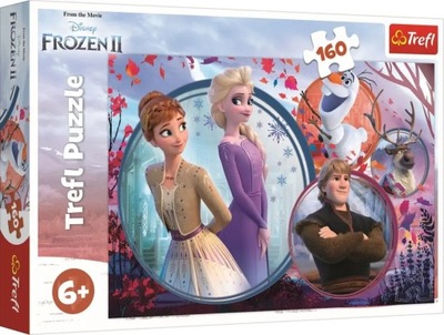 TREFL Puzzle 160 el. Siostrzana przygoda Frozen