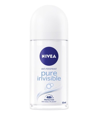 Nivea dezodorant damski roll-on 50ml Pure Invisibl