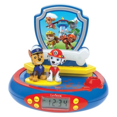 Budzik zegar z projektorem alarmem PAW Psi Patrol