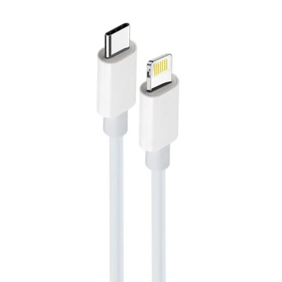 Kabel USB-C - Lightning 1m biały