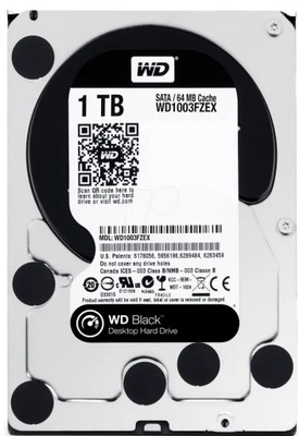 DYSK TWARDY HDD WD BLACK WD1003FZEX 1TB 7200RPM SATA III