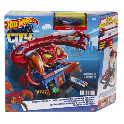 Tor Mattel Hot Wheels City Pułapka Skorpiona HDR32