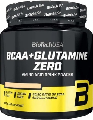 BioTech BCAA + Glutamine Zero 480g Ice Tea Peach
