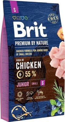 Karma sucha Brit Premium By Nature S Junior 3kg