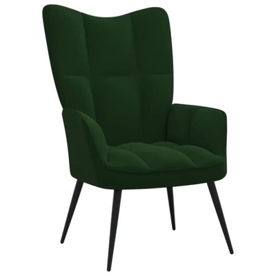 Fotel tradycyjny VidaXL odcienie zieleni