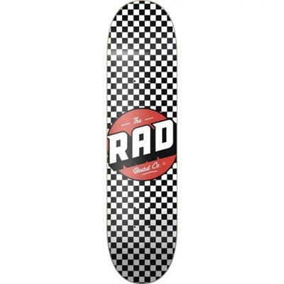 RAD Checker Skate Deska (8.25"|Černá/Bílá)