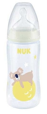 Butelka NUK Night 300 ml ze wskaźnikiem temperatury