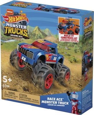 MEGA CONSTRUX HOT WHEELS MONSTER TRUCK RACE ACE