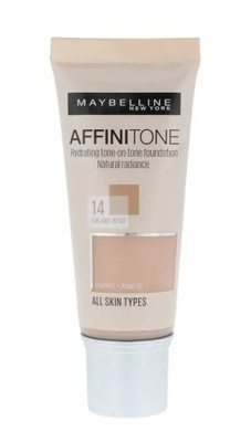 Maybelline Affinitone Foundation 14 Creamy Beige podkład do twarzy 30 ml