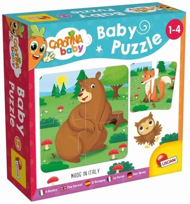 Lisciani - Carotina Baby Puzzle dla dzieci