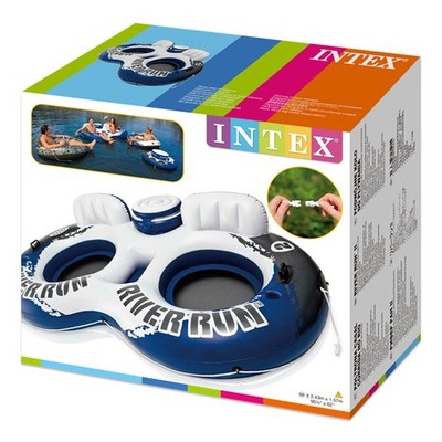 Koło do pływania z uchwytami dwuosobowe RIVER RUN Intex 58837