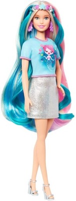 Barbie Lalka Baśniowa fryzura GHN04 JAK NOWA!!