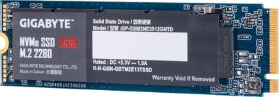 Dysk SSD Gigabyte NVMe 512GB M.2 2280 PCIe